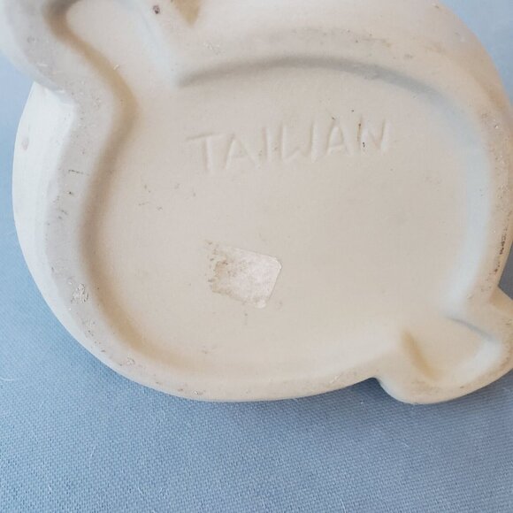 Vintage Pottery Chicken With Chick & Egg Planter 6" Partially Glazing Farmhouse - Picture 4 of 10